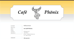 Desktop Screenshot of cafe-phoenix.de